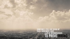 Clouds Typography motivation cityscapes Quotes motivational
