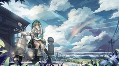 Clouds vocaloid hatsune miku