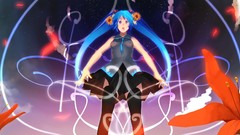 Clouds vocaloid night Stars
