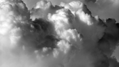 Clouds weather grayscale monochrome