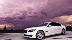 Clouds white BMW 750Li