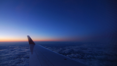 Clouds wings Aircraft