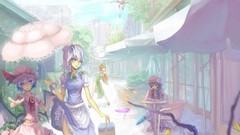 Clouds wings Plants crystals dress Umbrellas hats Vampires 