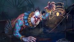 Clown evil horror concept art