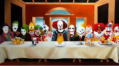 Clown supper kinda fun