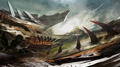 Coast illustrations digital art video games fantasy art