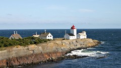 Coast lighthouses Sea Landscapes