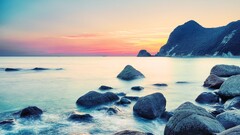 coast Sea sky nature