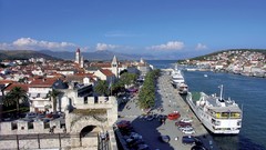 Coast ships croatia cityscapes towns