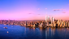 Coast Skyscrapers cityscapes York skylines