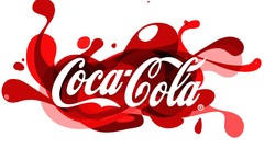 Coca-cola logos white background