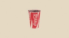 Coca-cola minimalistic artwork