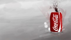 Coca-cola minimalistic soda cans paintwork