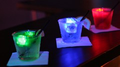 Cocktail neon lighting lounge bar colors night club