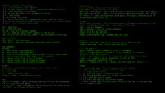 code computer Linux Simple Background
