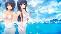 Coffee Anime long hair ecchi coffee-kizoku