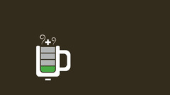 Coffee Battery vector art