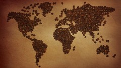 Coffee Beans world map