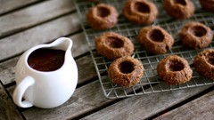 Coffee chocolate cookies coffee cups