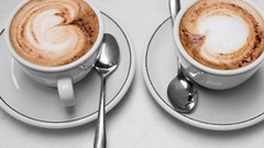 Coffee floor cappuccino