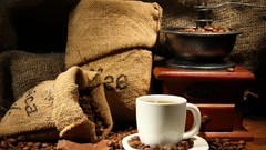 Coffee food brown drinking beans Coffee and milk