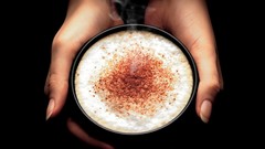 Coffee hands coffee cups