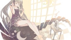 Coffee hatsune miku vocaloid artwork