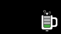 coffee Minimalism energy drinks black background cup digital art