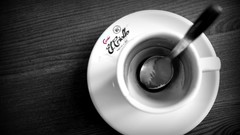 Coffee Objects grayscale