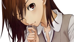 Coins transparent schoolgirls anime girls brown eyes brunettes 