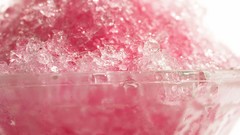 Cold pink ice colors slushy