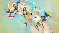 Collage abstract artwork