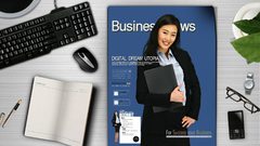 Collage Business news Art