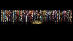Collage game Champions League of Legends video games panels