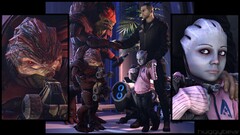 collage mass effect render video game characters John Shepard