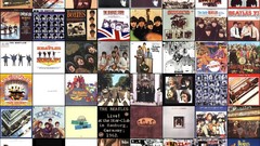 Collage The Beatles album covers