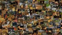 Collage tomb raider lara croft