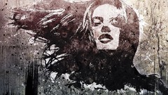 Collage woman abstract artwork Alex Cherry