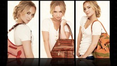Collage woman Actress hayden panettiere handbag