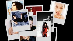 Collage woman Angelina Jolie brunettes