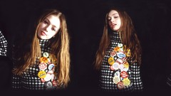 Collage woman badges musicians redheads Skye Sweetnam