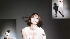 Collage woman Mark asians models bikini scans