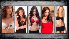 Collage woman models irina shayk Little Caprice