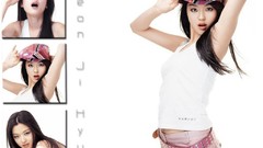 Collage woman white background Celebrity Actress asians long 