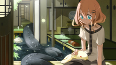 Collar bone bangs hair