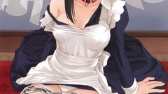 Collar stockings maids black hair tony taka