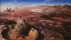 Colony drop sci-fi fantasy