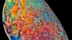 Color moon luna lune