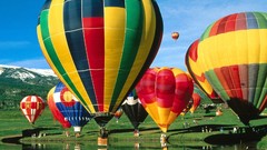 Colorado festival hot air balloons