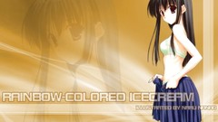 Colored anime girls bra nanao naru underwear panties